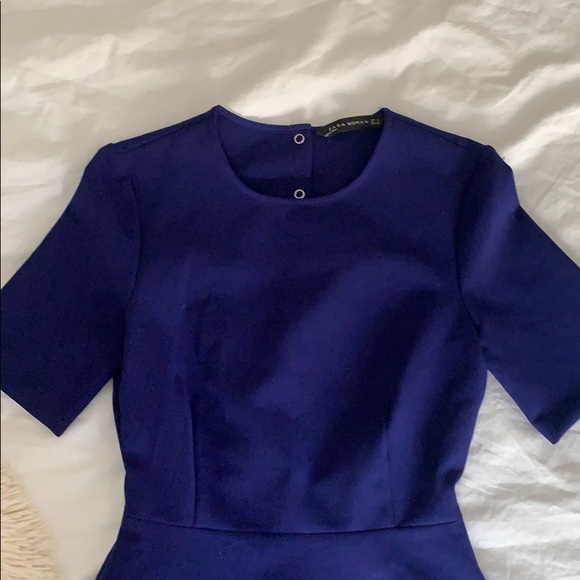 Basic Navy dress - Picture 2 of 4